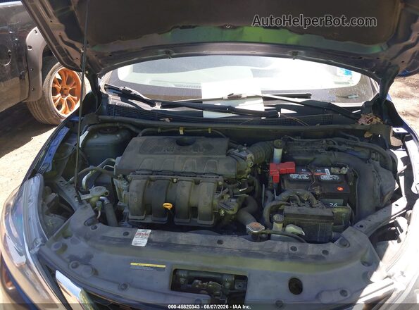 3N1AB7AP6GY300681 2016 NISSAN SENTRA Blue უკანა ხედი