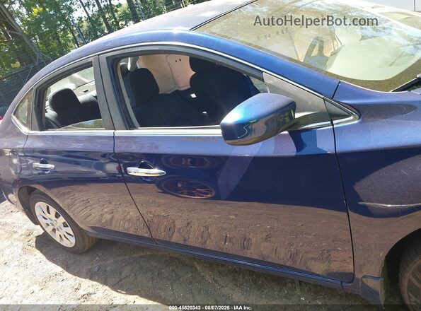 3N1AB7AP6GY300681 2016 NISSAN SENTRA Blue უკანა სალონის ხედი