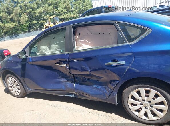 3N1AB7AP6GY300681 2016 NISSAN SENTRA Blue სალონის 360-გრადუსიანი ხედი
