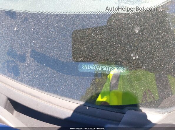 3N1AB7AP6GY300681 2016 NISSAN SENTRA Blue ძრავის განყოფილების ხედი