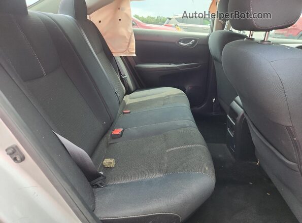 3N1AB7AP6GY306206 2016 NISSAN SENTRA Silver უკანა სავარძლების ხედი