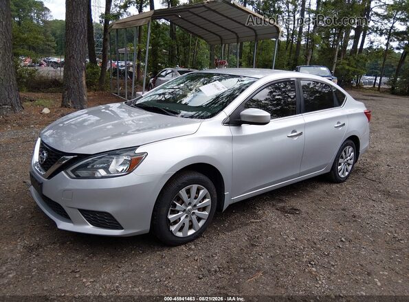 3N1AB7AP6GY311020 2016 NISSAN SENTRA Silver Vista tres cuartos delantera izquierda