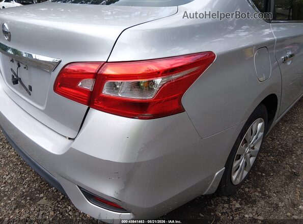 3N1AB7AP6GY311020 2016 NISSAN SENTRA Silver Vista interior trasera