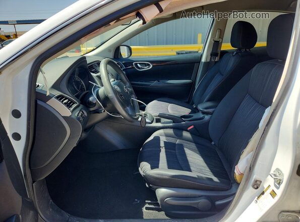 3N1AB7AP6GY337584 2016 NISSAN SENTRA White Widok wnętrza z przodu