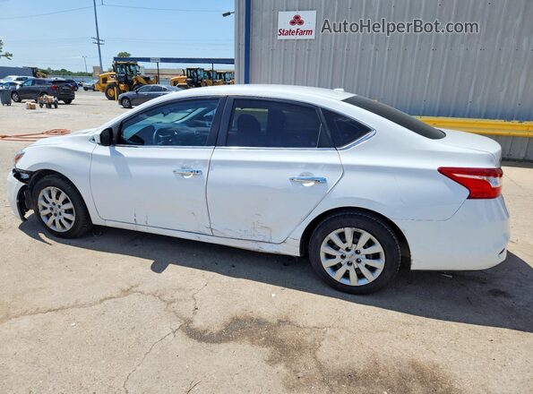 3N1AB7AP6GY337584 2016 NISSAN SENTRA White Tył lewy