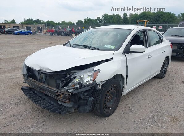 3N1AB7AP6HL652481 2017 NISSAN SENTRA White Դիմացի տեսք