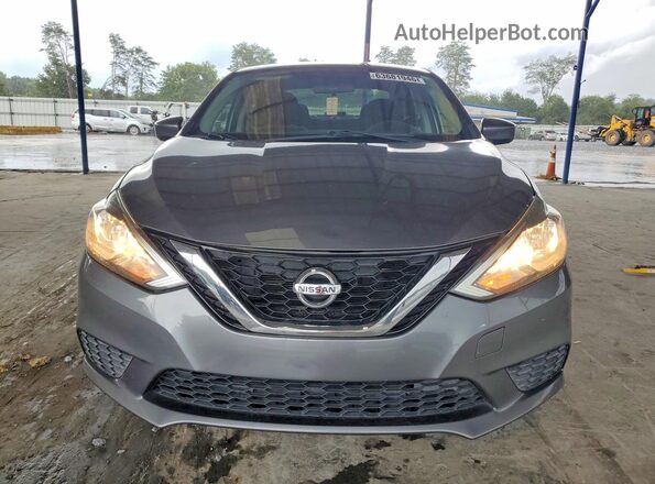 3N1AB7AP6HL665022 2017 NISSAN SENTRA Silver Widok z przodu