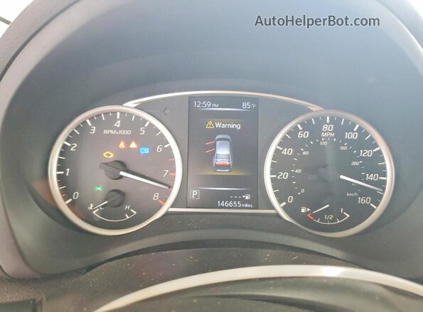 3N1AB7AP6HL665022 2017 NISSAN SENTRA Silver Widok zestawu wskaźników