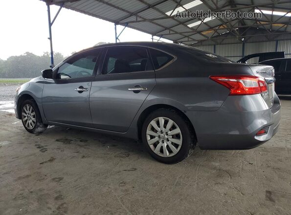 3N1AB7AP6HL665022 2017 NISSAN SENTRA Silver Tył lewy