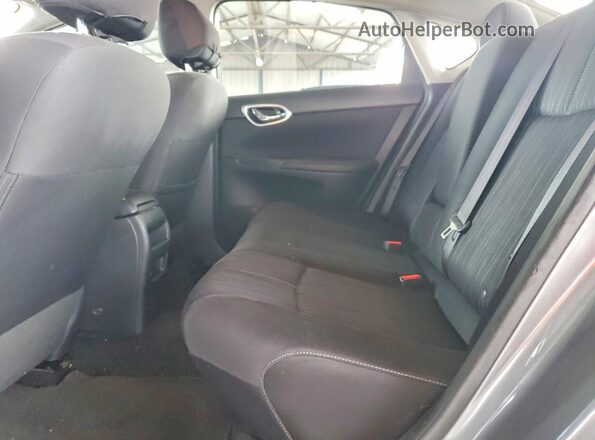 3N1AB7AP6HL665022 2017 NISSAN SENTRA Silver Widok tylnych siedzeń