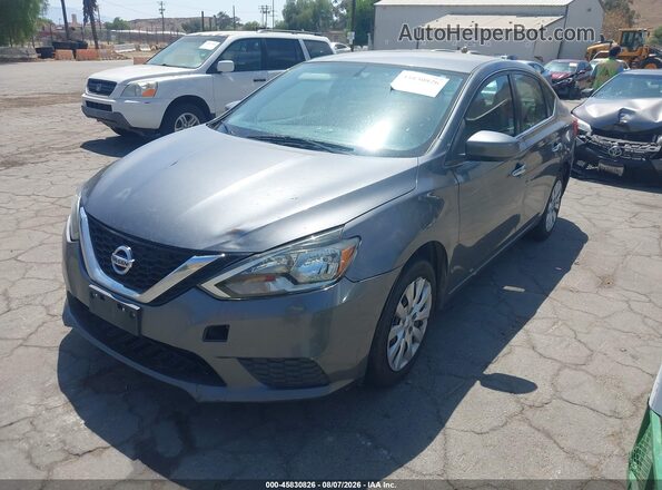 3N1AB7AP6HL692947 2017 NISSAN SENTRA Gray Przód lewy