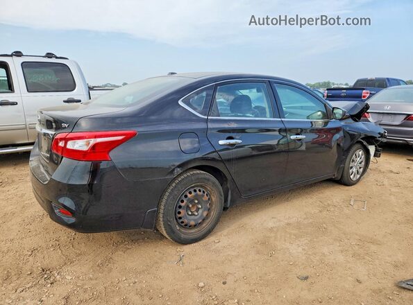3N1AB7AP6HL716857 2017 NISSAN SENTRA Черный Задняя правая четверть