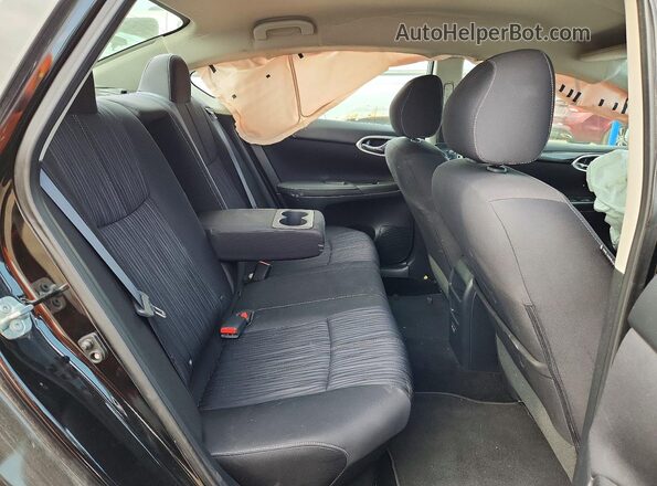 3N1AB7AP6HL716857 2017 NISSAN SENTRA Черный Вид задних сидений