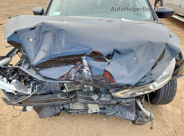 3N1AB7AP6HL716857 2017 NISSAN SENTRA Черный Вид задней части салона