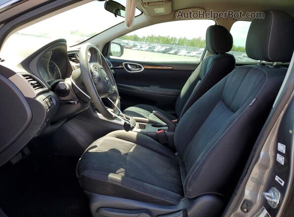 3N1AB7AP6HL723792 2017 NISSAN SENTRA Gray წინა სალონის ხედი