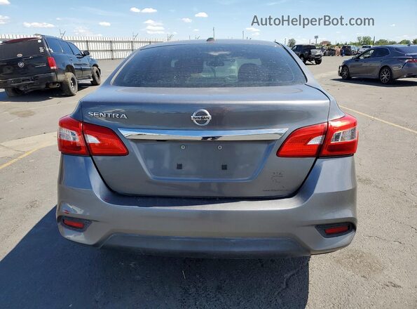 3N1AB7AP6HL723792 2017 NISSAN SENTRA Gray უკანა ხედი