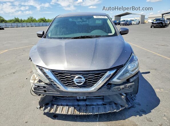 3N1AB7AP6HL723792 2017 NISSAN SENTRA Gray წინა ხედი