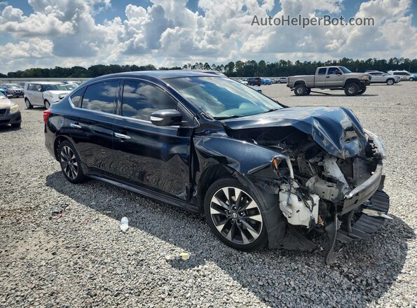 3N1AB7AP6HY204082 2017 NISSAN SENTRA Черный Передняя правая четверть