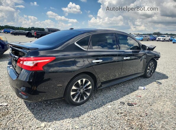 3N1AB7AP6HY204082 2017 NISSAN SENTRA Черный Задняя правая четверть