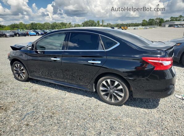3N1AB7AP6HY204082 2017 NISSAN SENTRA Черный Задняя левая четверть