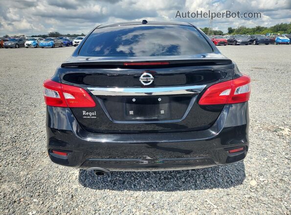 3N1AB7AP6HY204082 2017 NISSAN SENTRA Черный Вид сзади