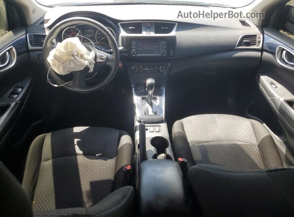 3N1AB7AP6HY204082 2017 NISSAN SENTRA Черный Вид панели приборов