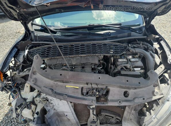 3N1AB7AP6HY204082 2017 NISSAN SENTRA Черный Вид задней части салона