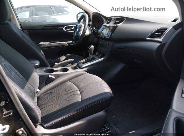 3N1AB7AP6HY215776 2017 NISSAN SENTRA Black Front interior view