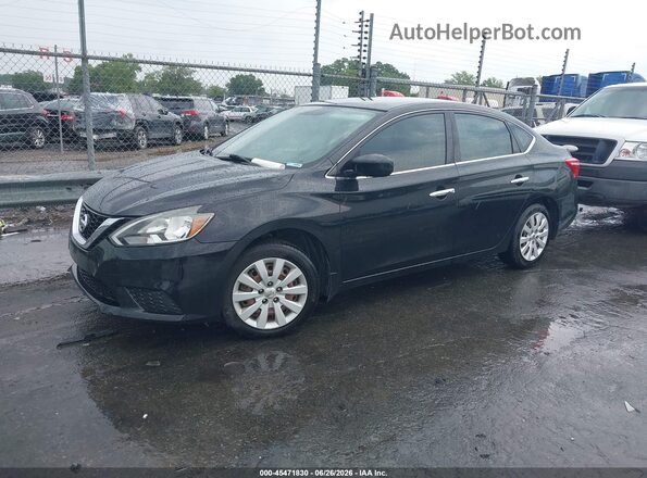 3N1AB7AP6HY215776 2017 NISSAN SENTRA Black Front left