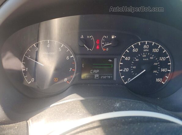 3N1AB7AP6HY233792 2017 NISSAN SENTRA Gray Вид щитка приладів
