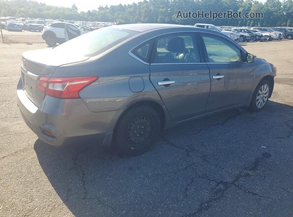 3N1AB7AP6HY233792 2017 NISSAN SENTRA Gray Задня права чверть
