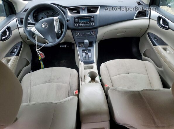 3N1AB7AP6HY237809 2017 NISSAN SENTRA Blue წინა პანელის ხედი