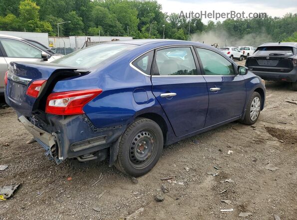 3N1AB7AP6HY237809 2017 NISSAN SENTRA Blue უკანა მარჯვენა