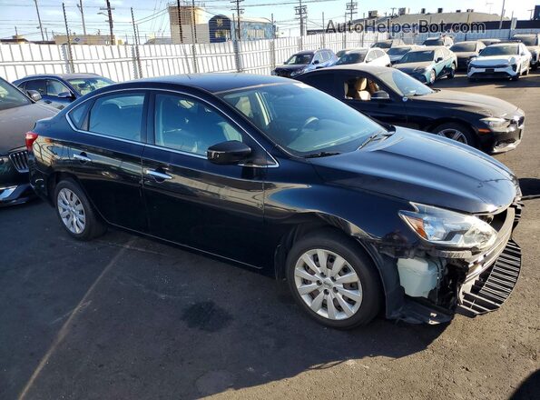 3N1AB7AP6HY253184 2017 NISSAN SENTRA Black Delantero derecho