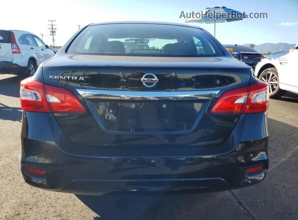 3N1AB7AP6HY253184 2017 NISSAN SENTRA Black Vista trasera
