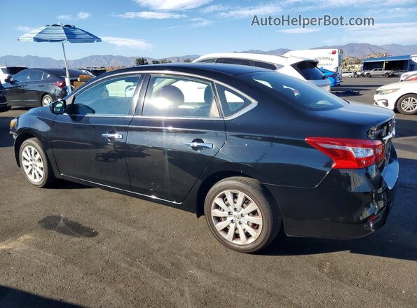 3N1AB7AP6HY253184 2017 NISSAN SENTRA Black Trasero izquierdo