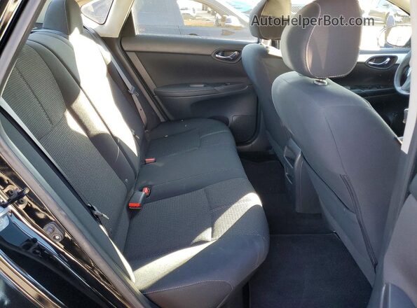 3N1AB7AP6HY253184 2017 NISSAN SENTRA Black Vista de los asientos traseros