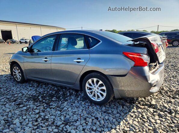 3N1AB7AP6HY259907 2017 NISSAN SENTRA Gray Rear left