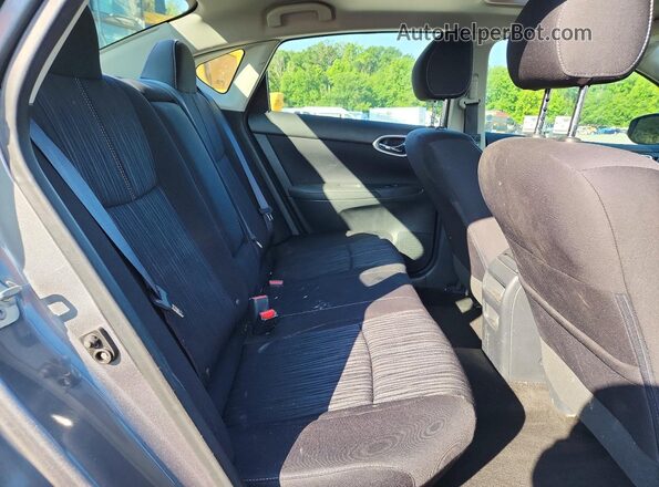 3N1AB7AP6HY259907 2017 NISSAN SENTRA Gray Rear seats view