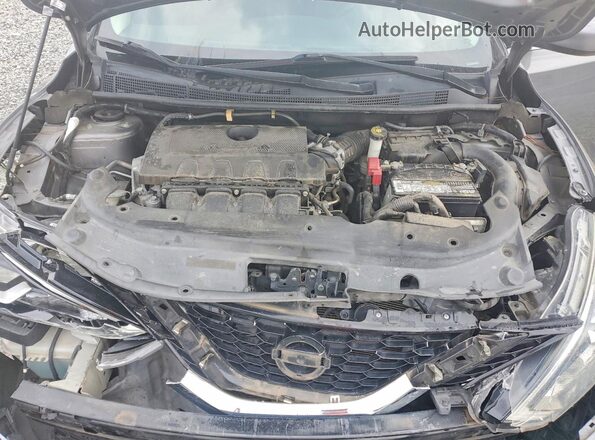 3N1AB7AP6HY262077 2017 NISSAN SENTRA Gray Widok wnętrza z tyłu