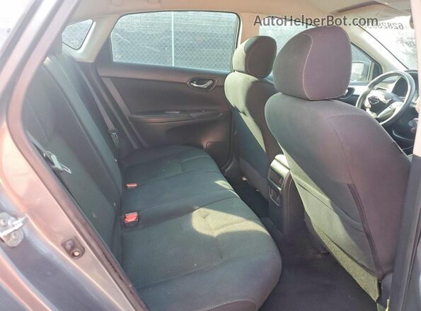 3N1AB7AP6HY262077 2017 NISSAN SENTRA Gray Widok tylnych siedzeń