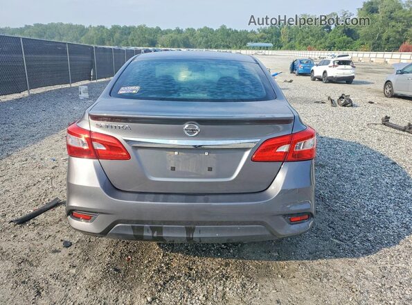 3N1AB7AP6HY262077 2017 NISSAN SENTRA Gray Widok z tyłu