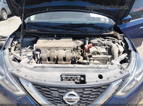3N1AB7AP6HY287951 2017 NISSAN SENTRA Blue უკანა ხედი