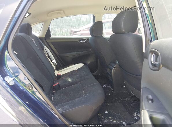 3N1AB7AP6HY287951 2017 NISSAN SENTRA Blue VIN კოდის სტიკერის ხედი