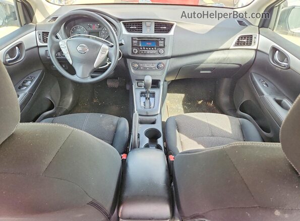 3N1AB7AP6HY288596 2017 NISSAN SENTRA Silver Առջևի վահանակի տեսք