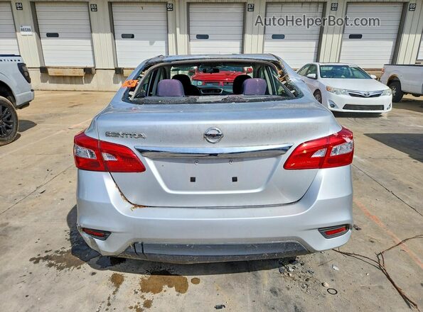 3N1AB7AP6HY288596 2017 NISSAN SENTRA Silver Հետևի տեսք