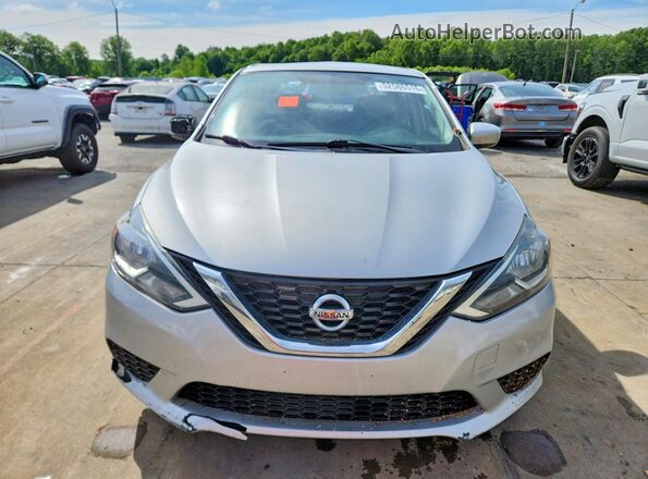 3N1AB7AP6HY288596 2017 NISSAN SENTRA Silver Դիմացի տեսք