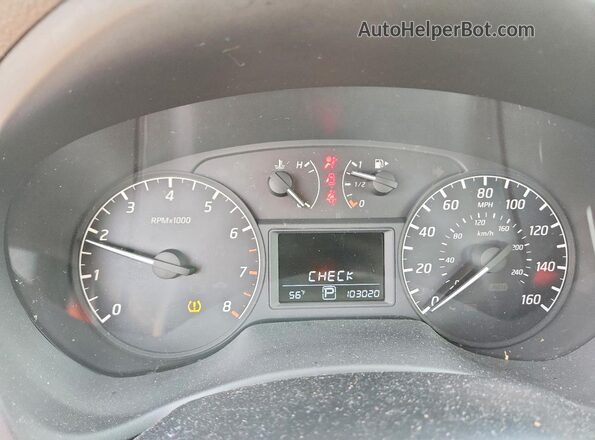 3N1AB7AP6HY288596 2017 NISSAN SENTRA Silver Սարքավորումների վահանակի տեսք