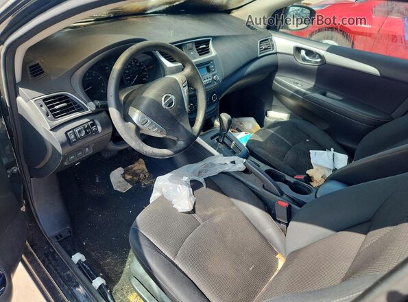 3N1AB7AP6HY298822 2017 NISSAN SENTRA Black Dashboard view