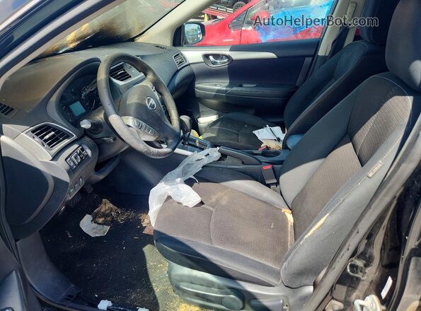 3N1AB7AP6HY298822 2017 NISSAN SENTRA Black Front interior view
